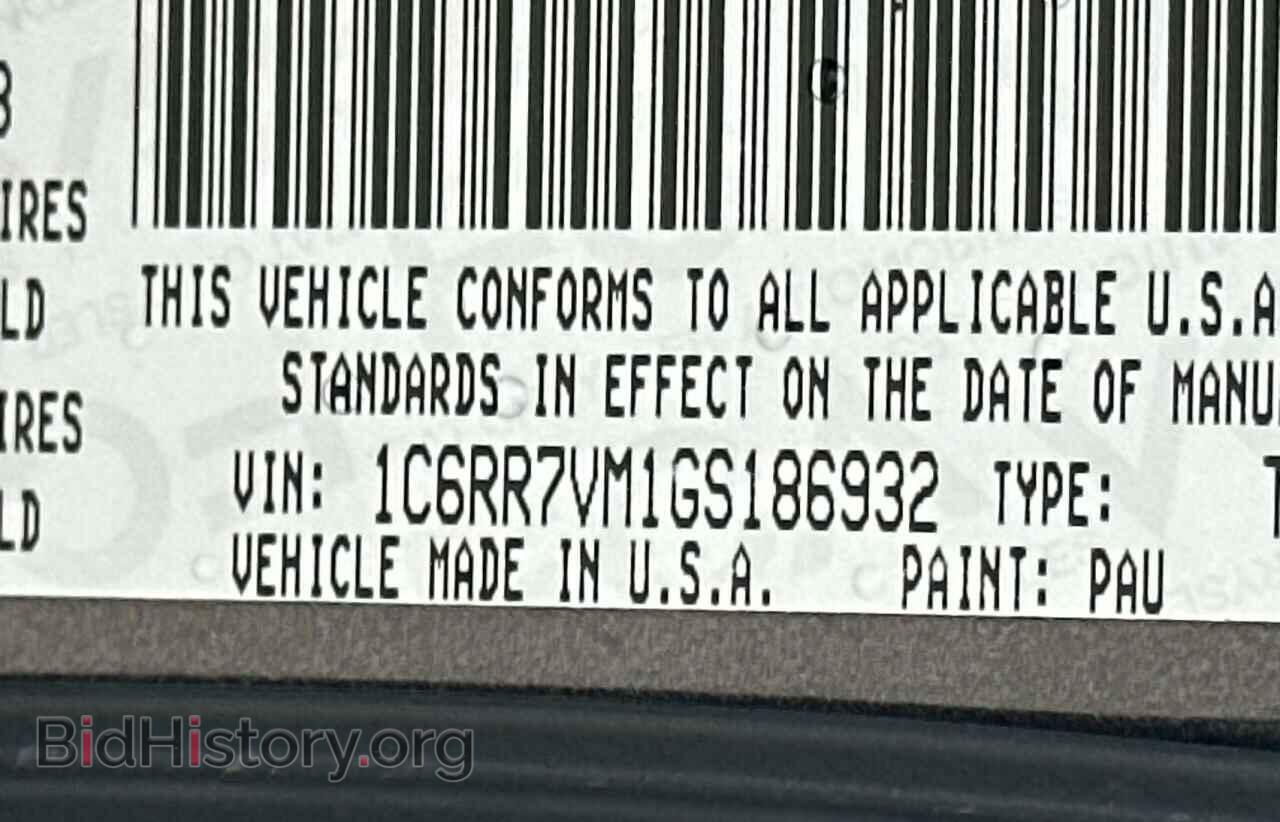 2016 RAM 1500 - VIN: 1C6RR7VM1GS186932 - Фото 10