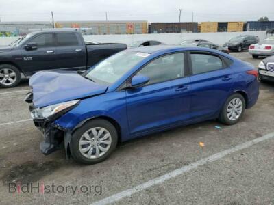 2020 Hyundai ACCENT SE, синий — VIN 3KPC24A67LE106412, Copart