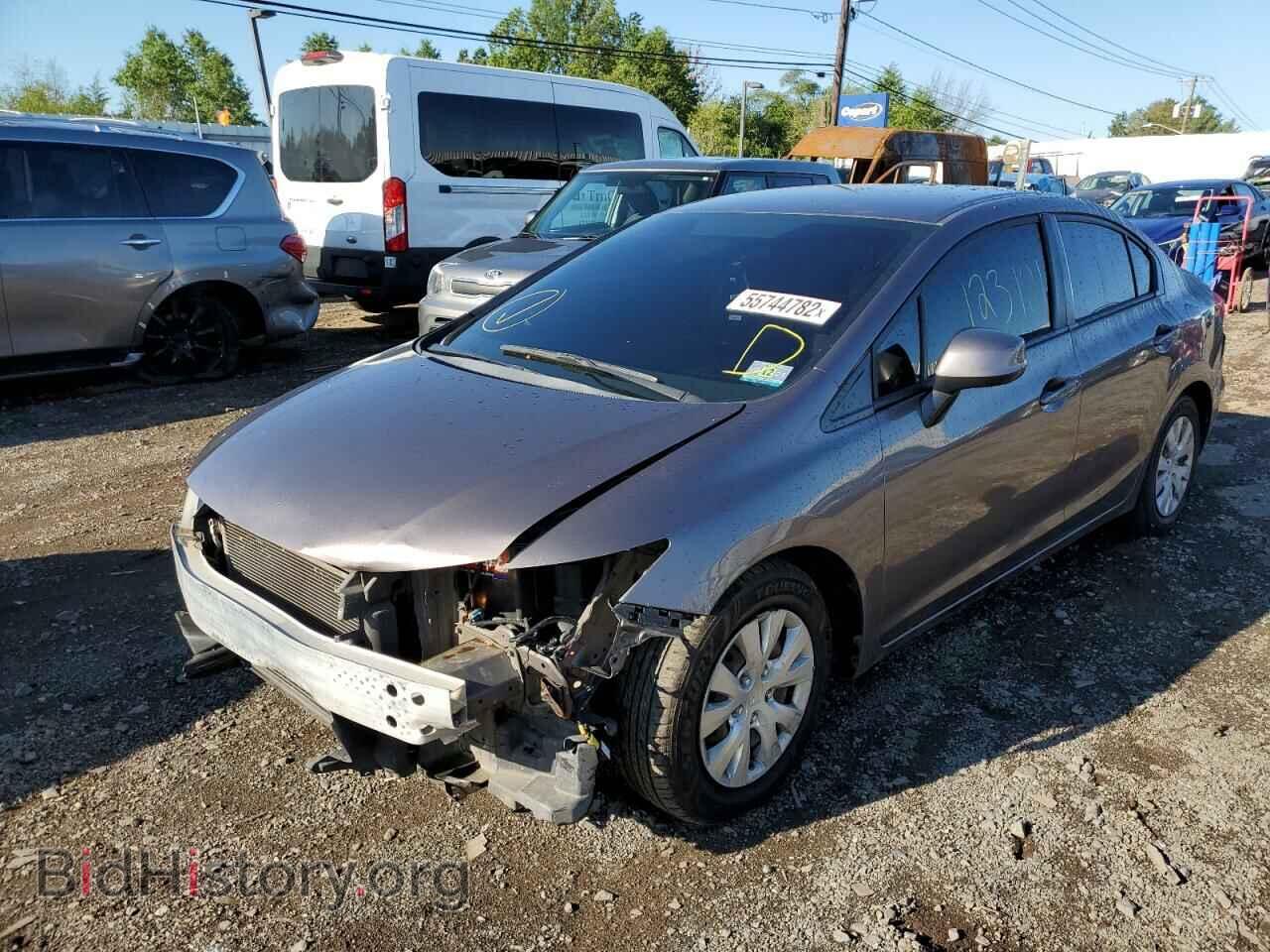 2012 HONDA CIVIC - VIN: 2HGFB2F5XCH522543 - Фото 2