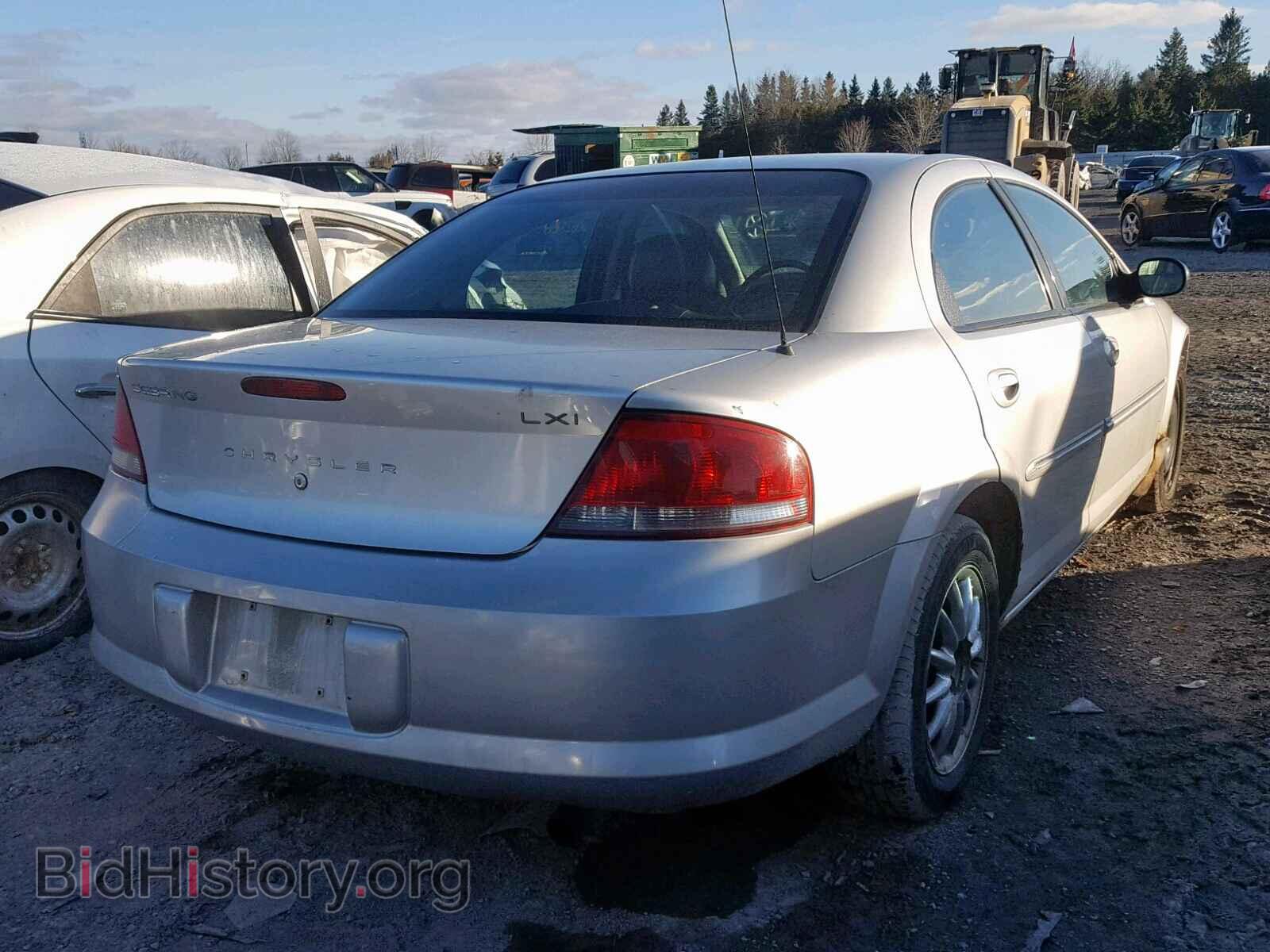 2002 CHRYSLER SEBRING - VIN: 1C3EL56RX2N249576 - Фото 4