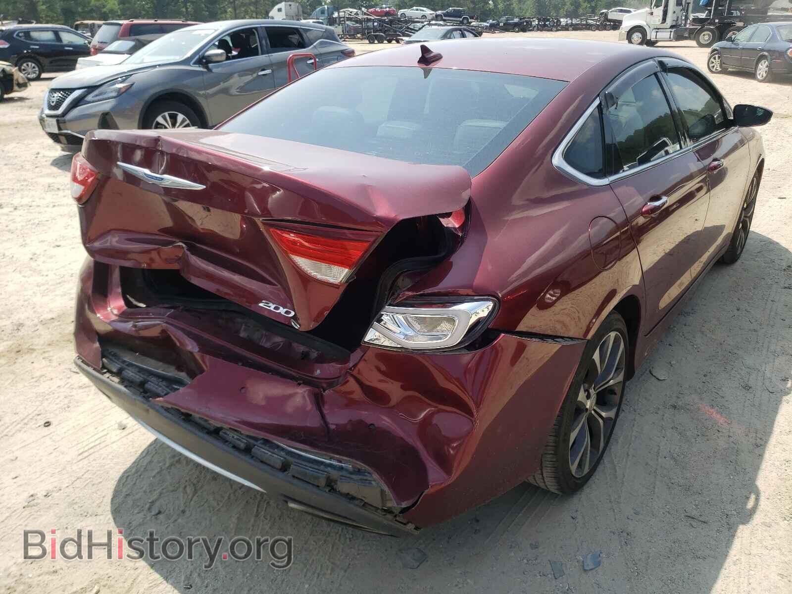 2015 CHRYSLER 200 - VIN: 1C3CCCCG1FN580809 - Фото 4