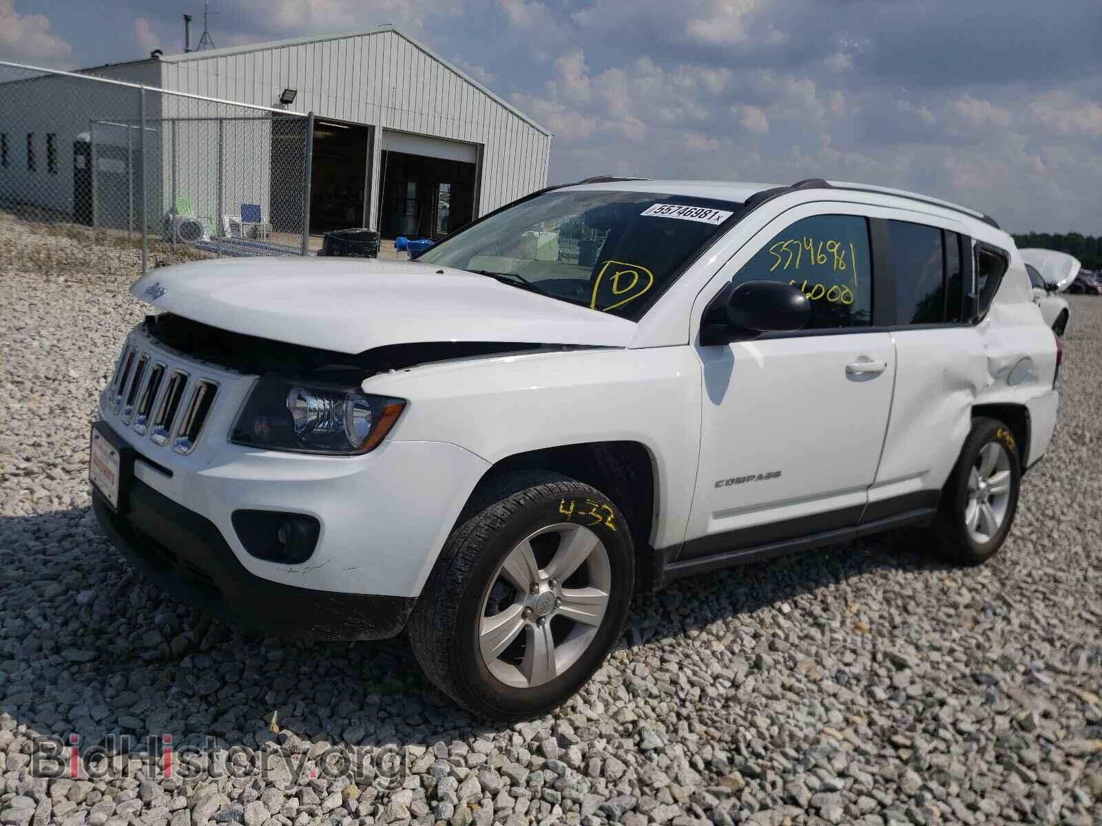 2016 JEEP COMPASS - VIN: 1C4NJDBB7GD798220 - Фото 2