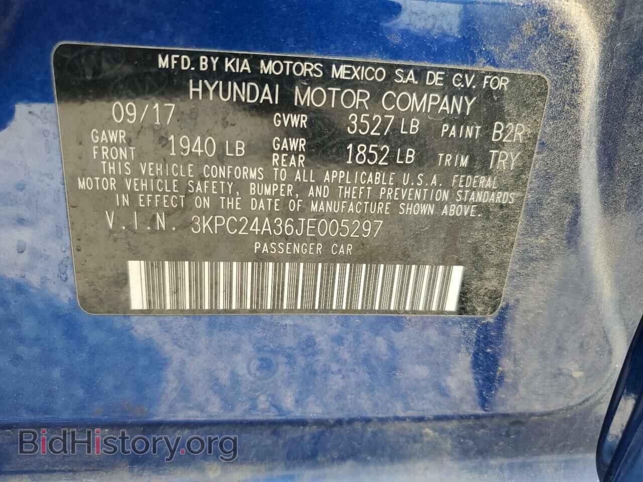 2018 HYUNDAI ACCENT - VIN: 3KPC24A36JE005297 - Фото 12