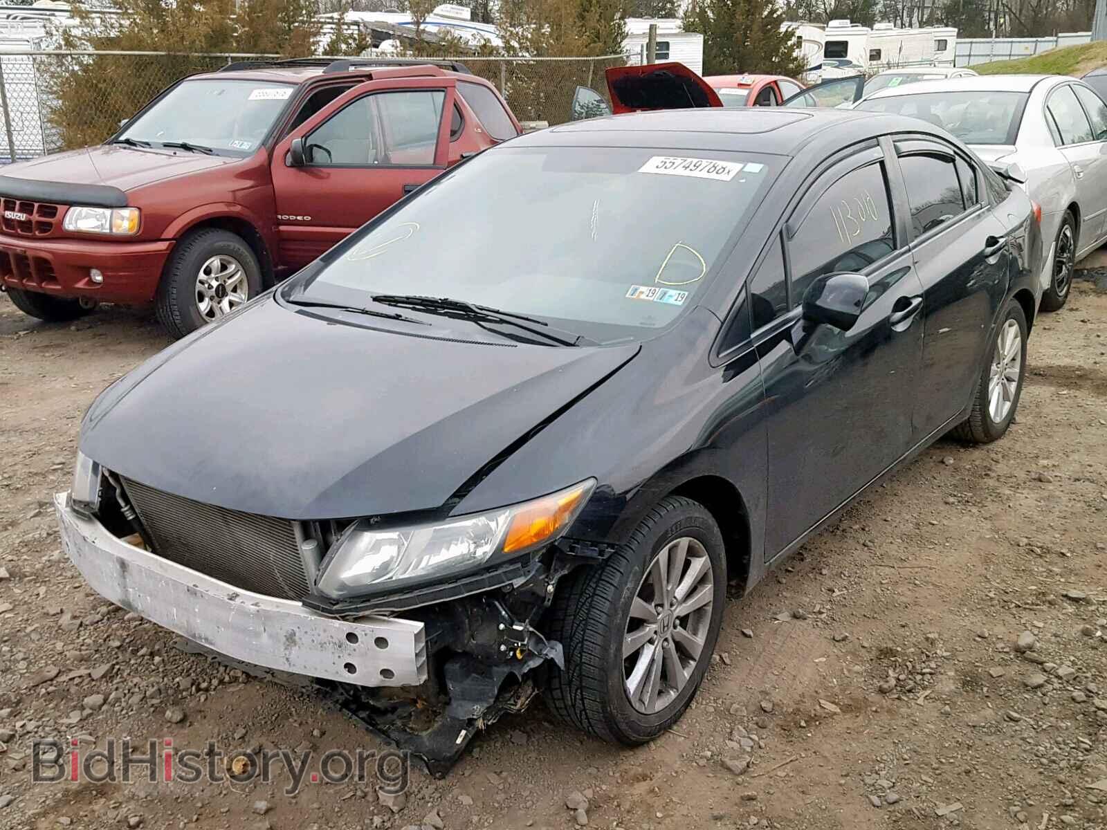 2012 HONDA CIVIC - VIN: 2HGFB2F95CH513865 - Фото 2