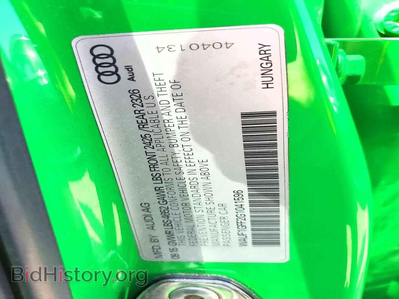 2016 AUDI S3 - VIN: WAUF1GFF2G1041596 - Photo 13