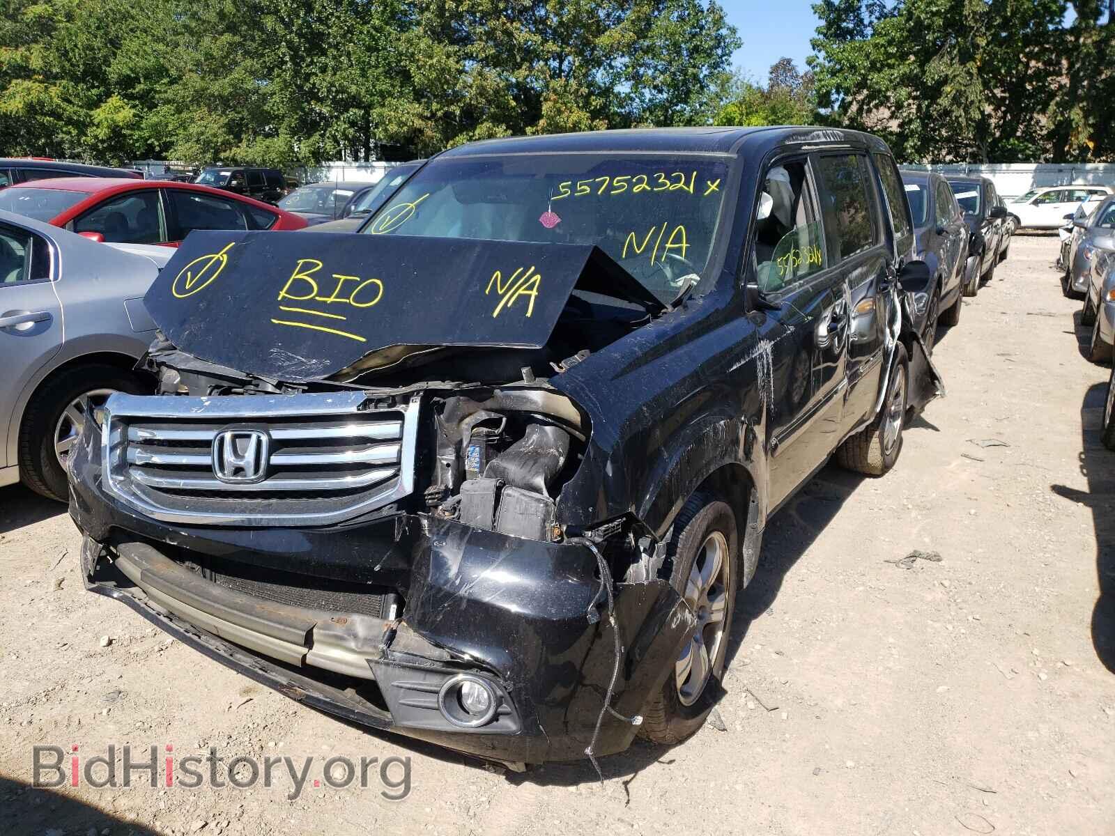 2012 HONDA PILOT - VIN: 5FNYF4H50CB041338 - Фото 2