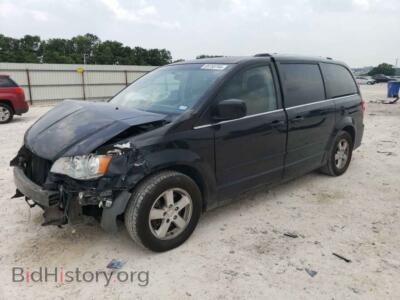 2011 Dodge CARAVAN Crew, черный — VIN 2D4RN5DG5BR662052, Copart