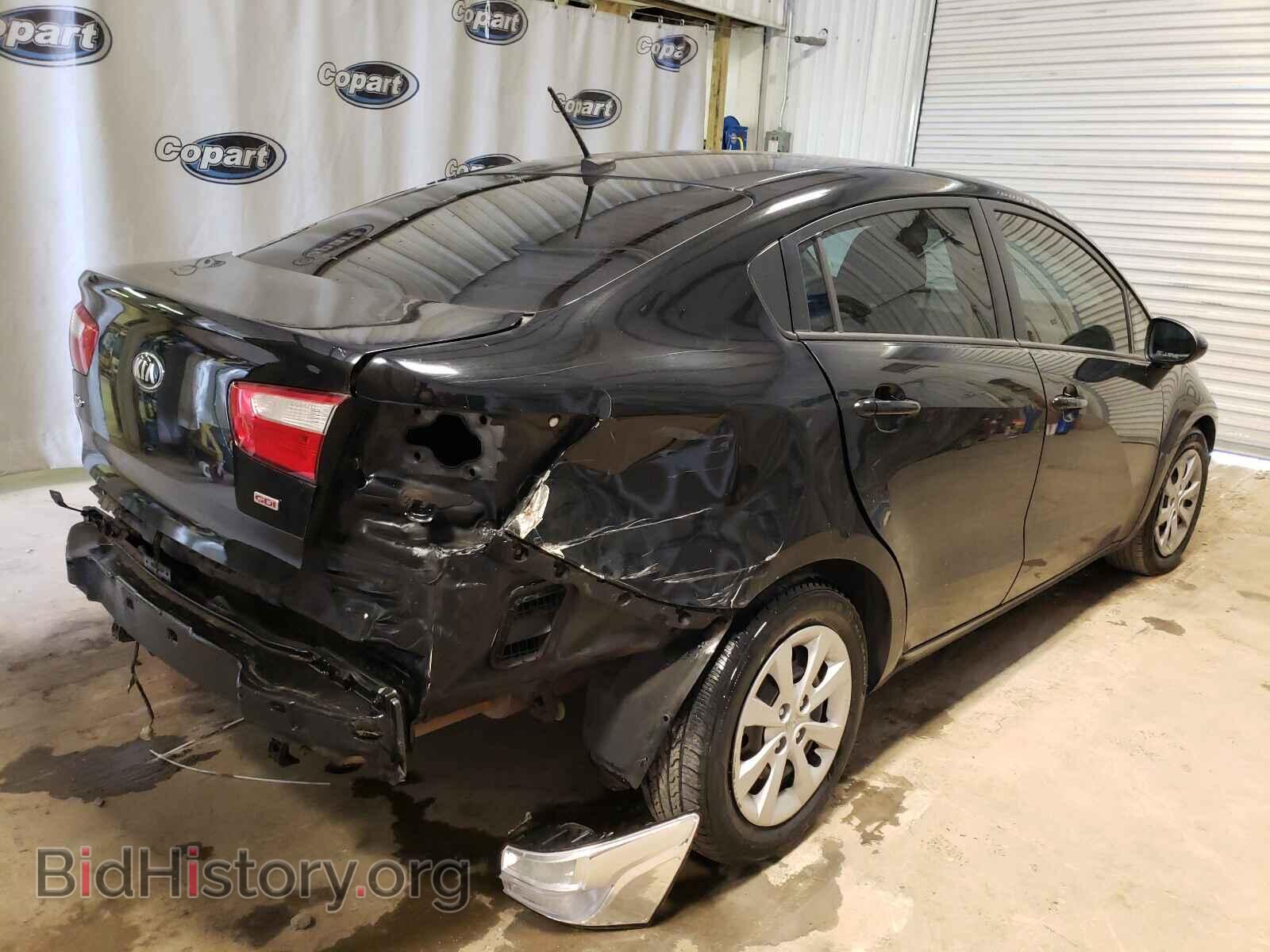 2014 KIA RIO - VIN: KNADM4A36E6350952 - Фото 4