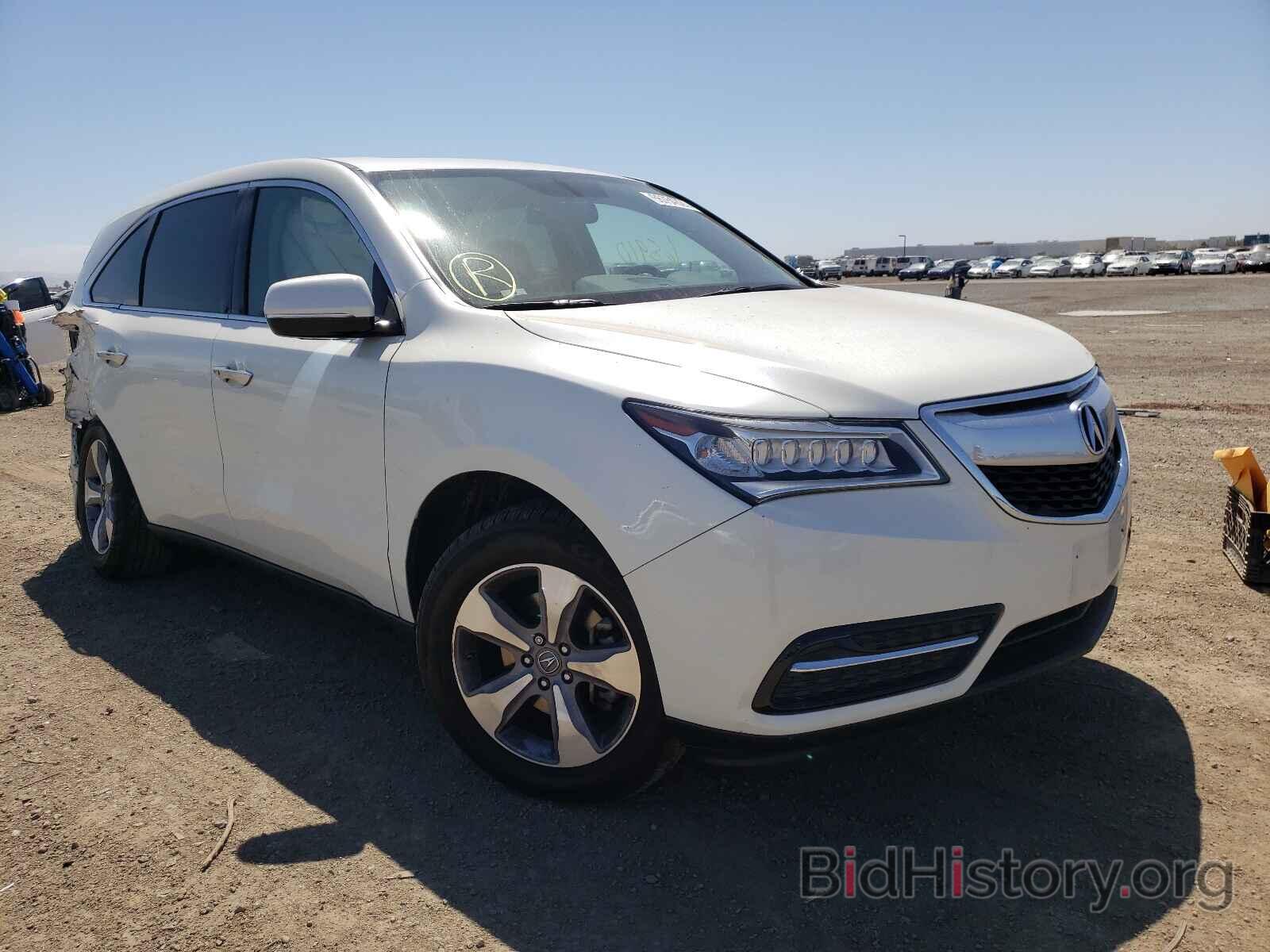 Фотография 5FRYD4H28FB014791 - ACURA MDX 2015