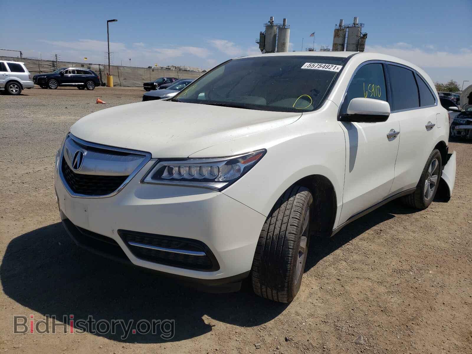 2015 ACURA MDX - VIN: 5FRYD4H28FB014791 - Фото 2
