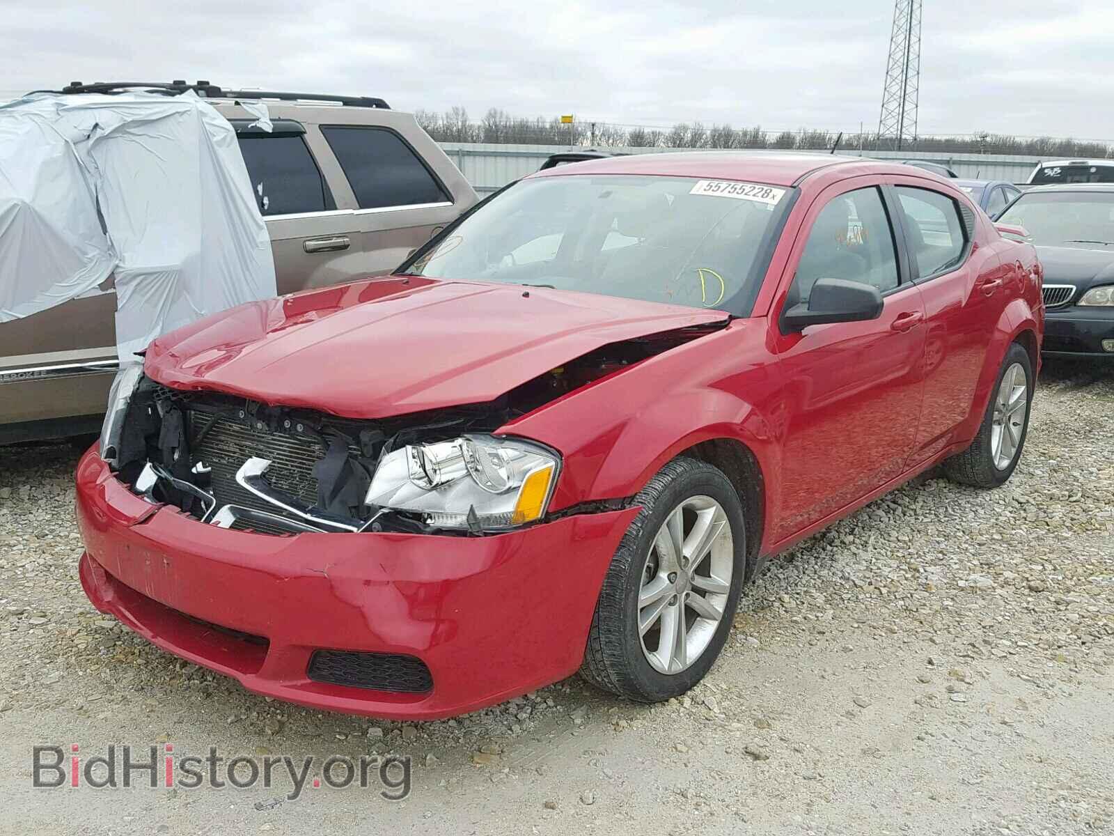 2013 DODGE AVENGER - VIN: 1C3CDZAG3DN502774 - Фото 2