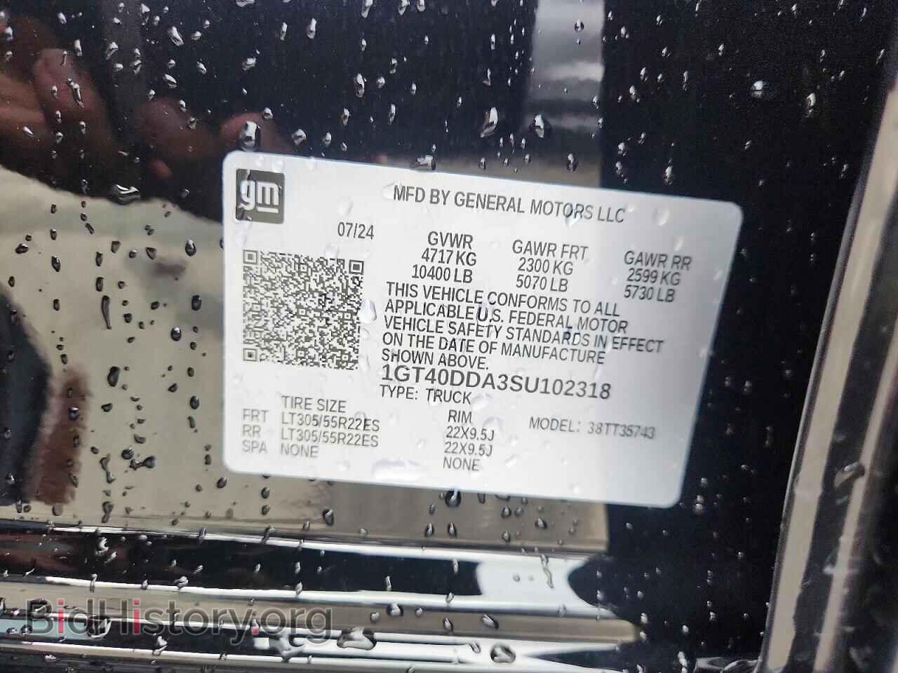 2025 GMC ALL OTHER (VIN 1GT40DDA3SU102318) — фото 12 из 14