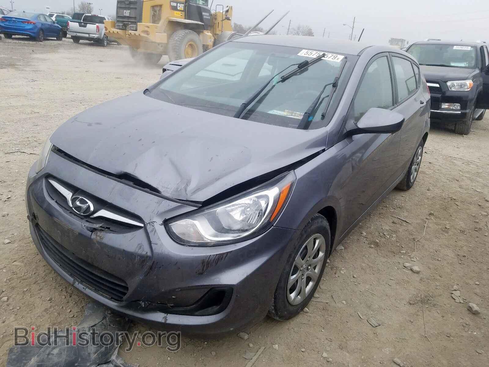 2013 HYUNDAI ACCENT - VIN: KMHCT5AE7DU126457 - Фото 2