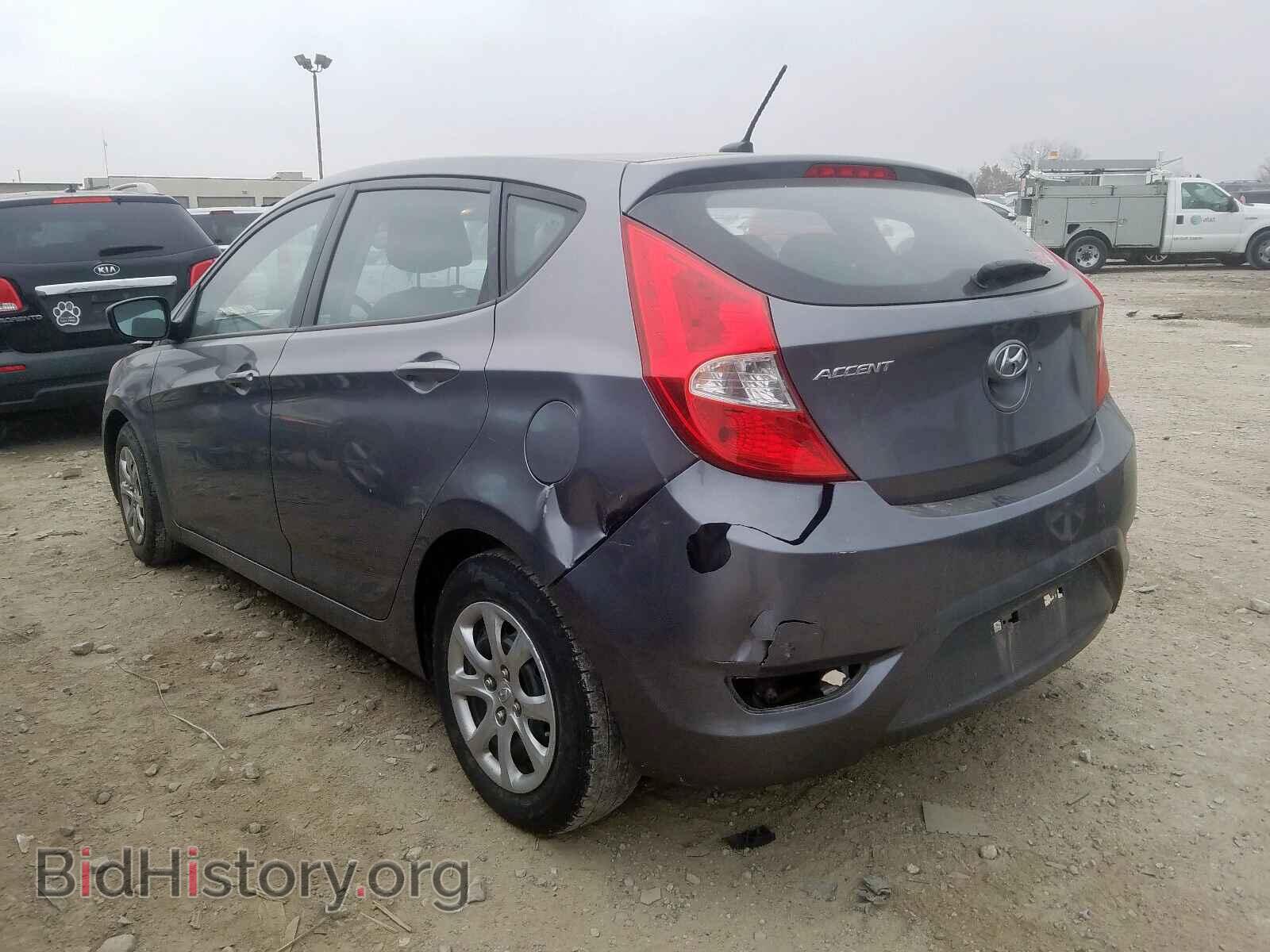 2013 HYUNDAI ACCENT - VIN: KMHCT5AE7DU126457 - Фото 3