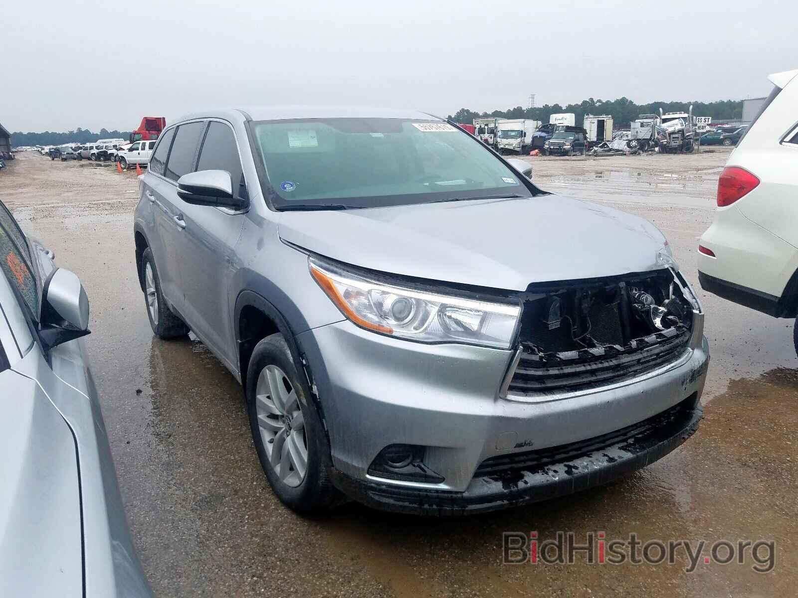 Photo 5TDZKRFH5GS177315 - TOYOTA HIGHLANDER 2016