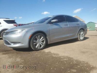 2015 Chrysler 200 Limited, silver — VIN 1C3CCCAB4FN753021, Copart