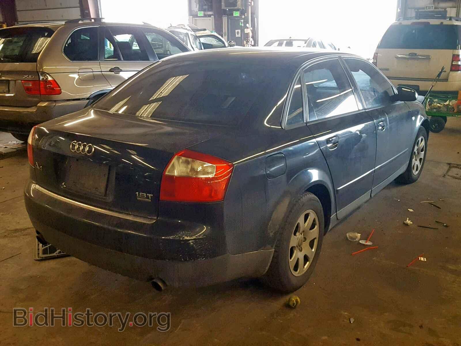 2002 AUDI A4 - VIN: WAULC68E32A302383 - Фото 4
