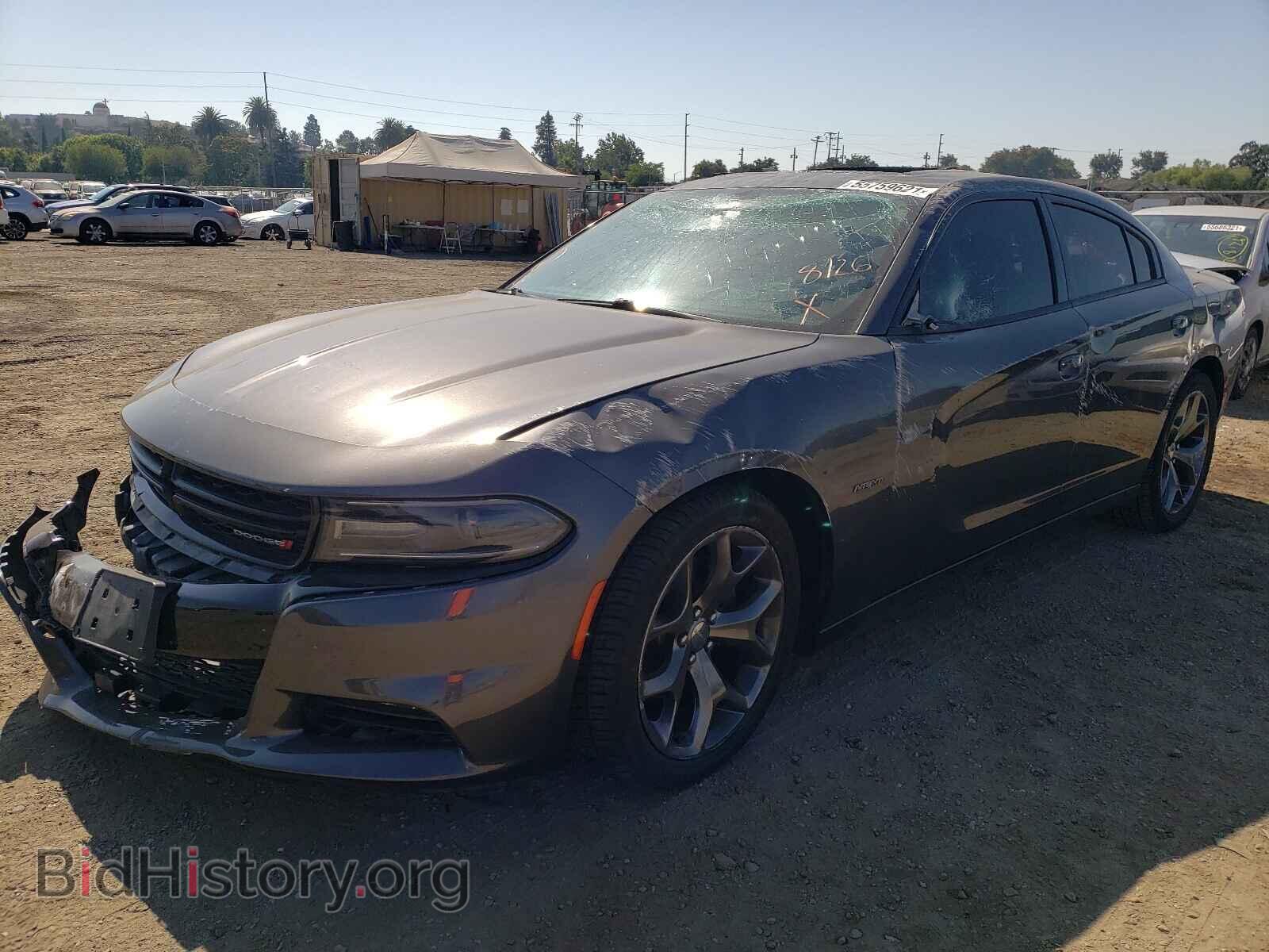 2015 DODGE CHARGER - VIN: 2C3CDXCT2FH745969 - Фото 2