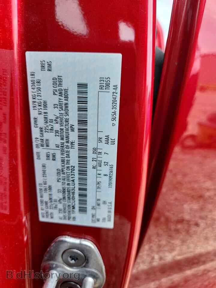 2020 FORD ESCAPE - VIN: 1FMCU0H63LUA13702 - Photo 13