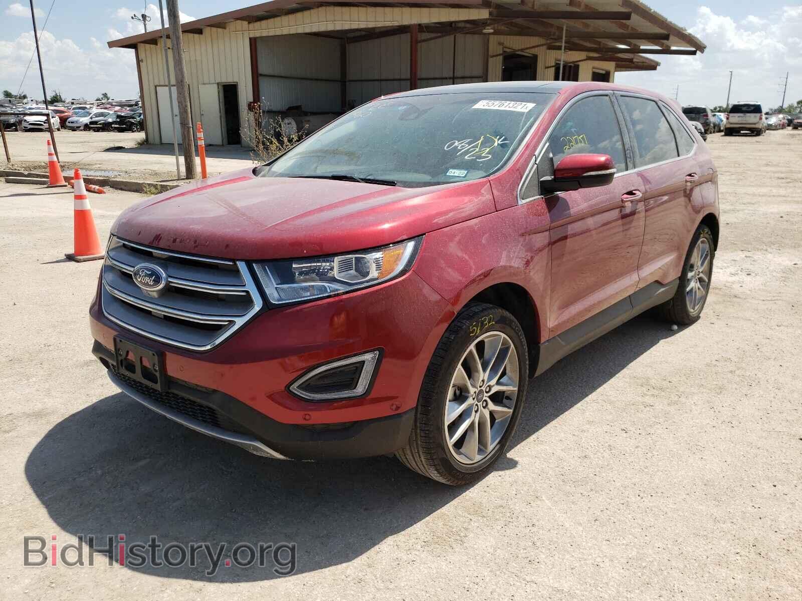 2016 FORD EDGE - VIN: 2FMPK3K8XGBB51669 - Фото 2
