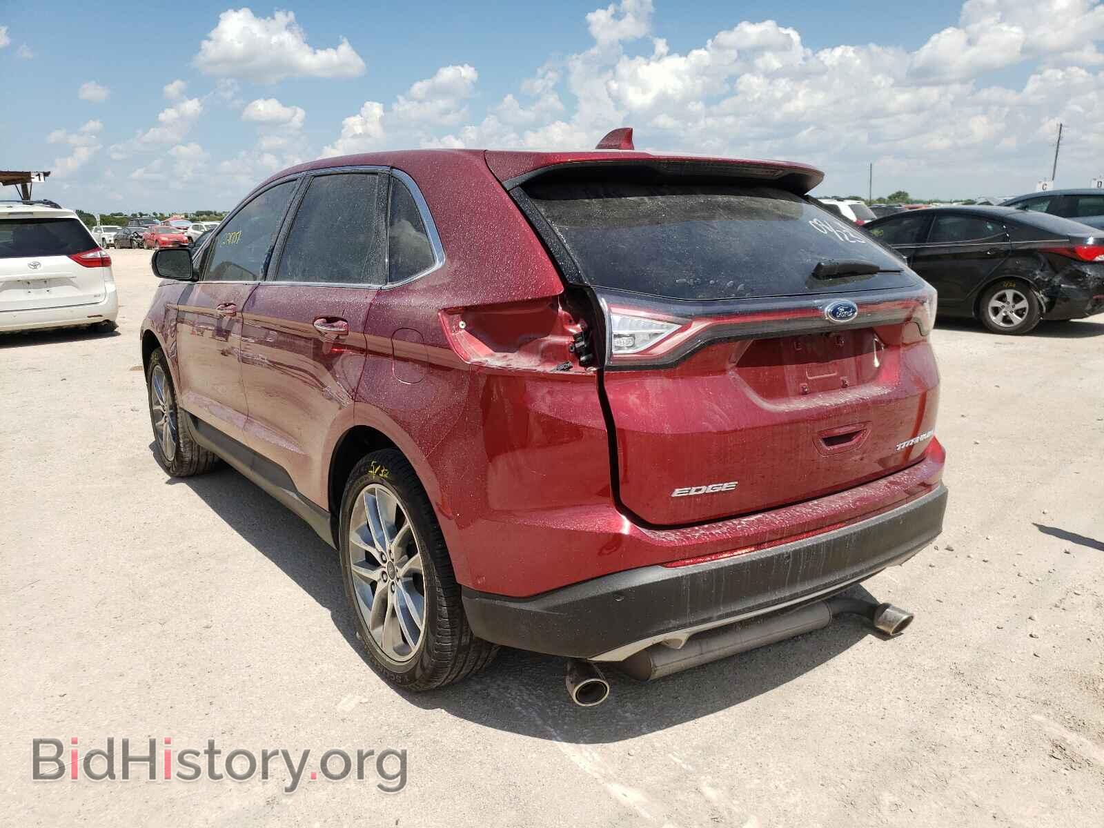 2016 FORD EDGE - VIN: 2FMPK3K8XGBB51669 - Фото 3