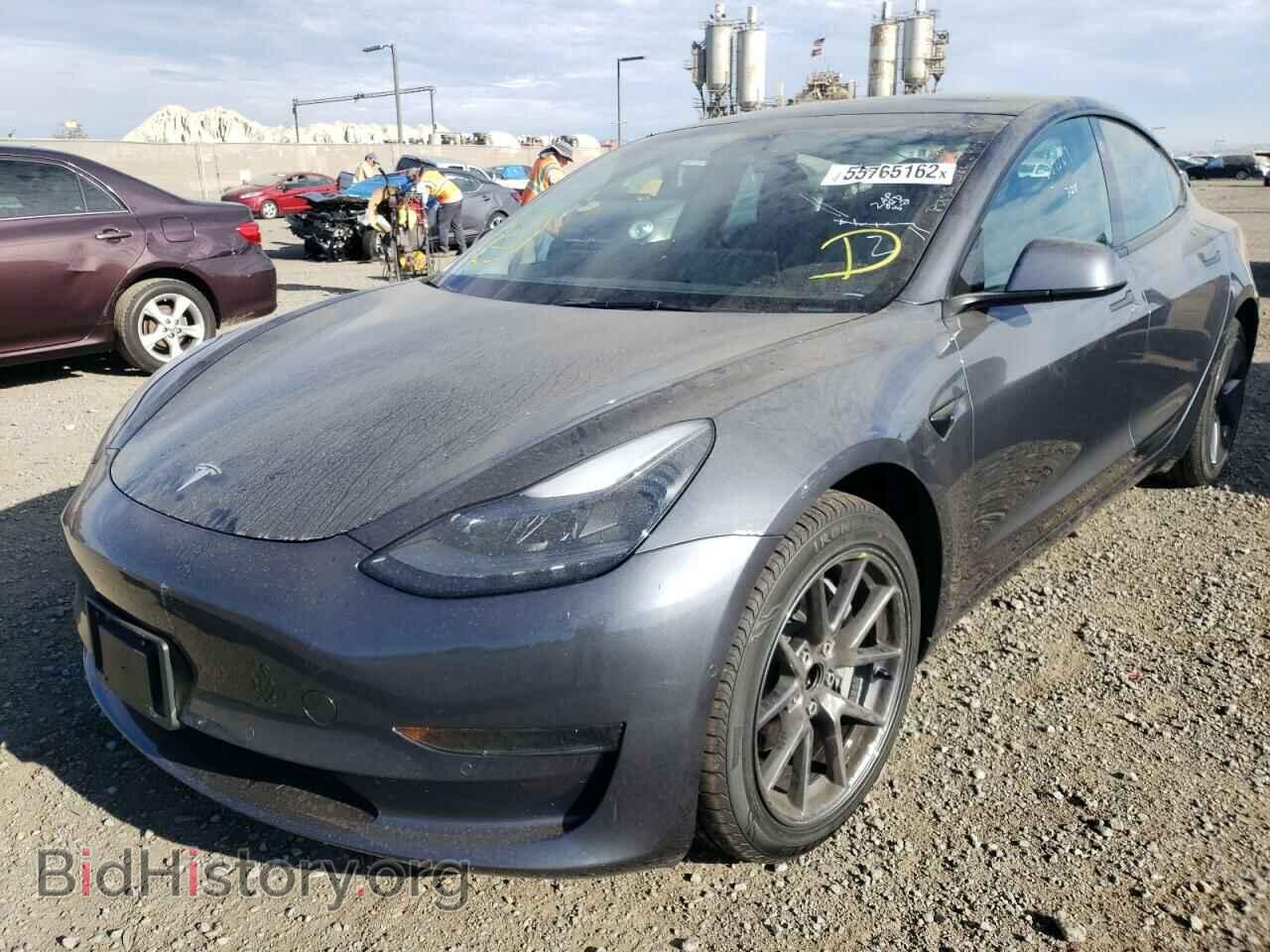 2021 TESLA MODEL 3 - VIN: 5YJ3E1EA2MF091866 - Фото 2