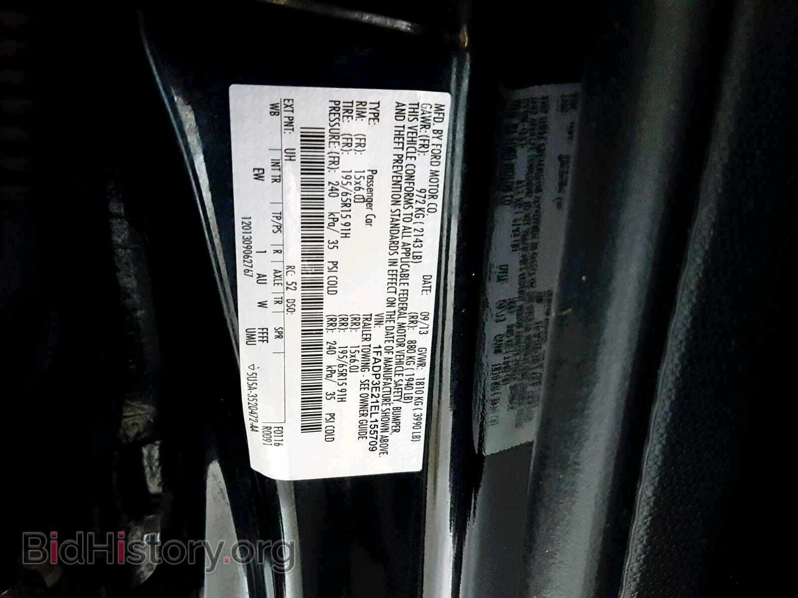2014 FORD FOCUS - VIN: 1FADP3E21EL155709 - Photo 10