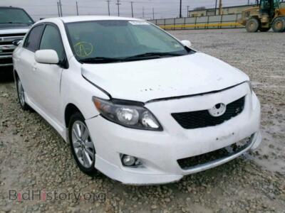 2010 Toyota COROLLA BA, белый — VIN 2T1BU4EE7AC361502, Copart