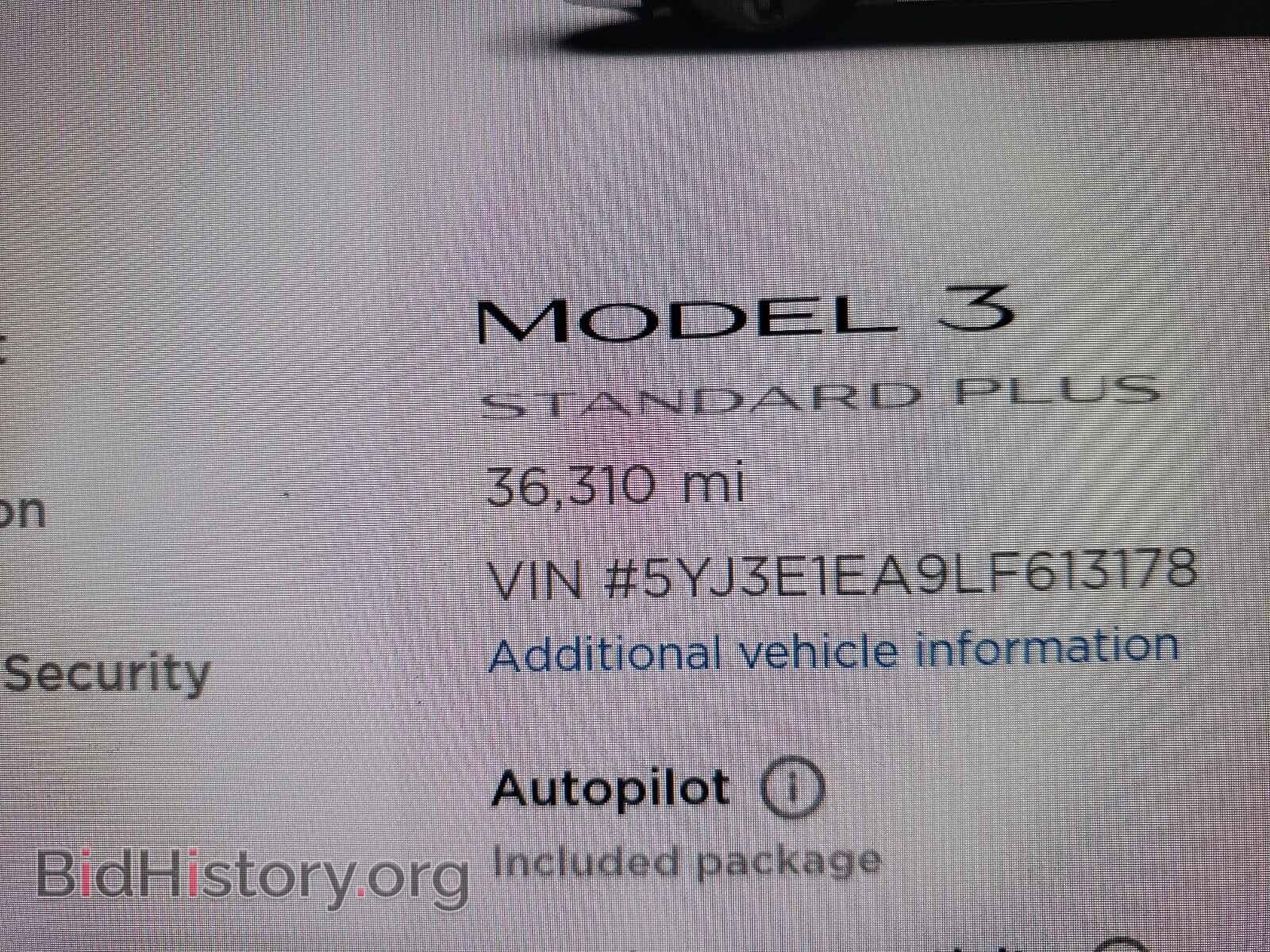 2020 TESLA MODEL 3 - VIN: 5YJ3E1EA9LF613178 - Фото 8