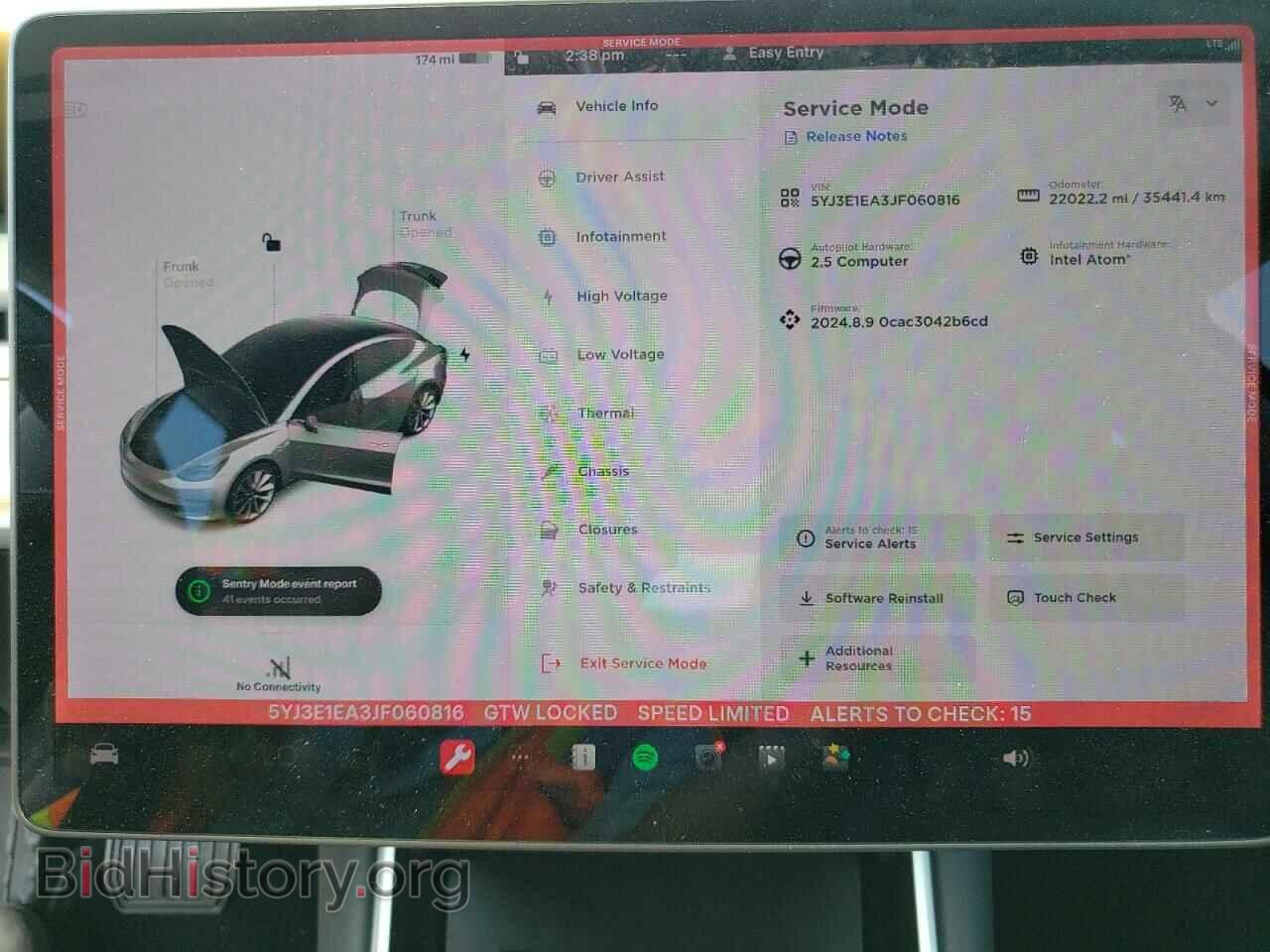 2018 TESLA MODEL 3 - VIN: 5YJ3E1EA3JF060816 - Photo 9