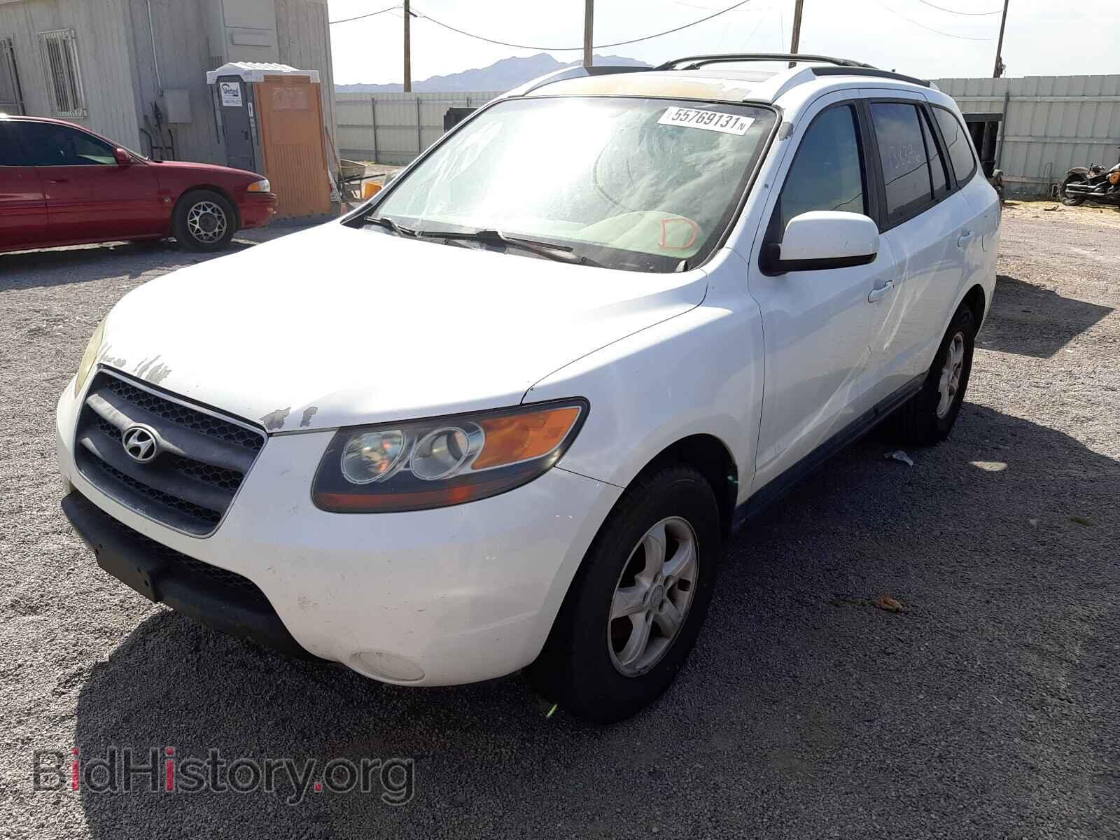 2007 HYUNDAI SANTA FE - VIN: 5NMSG13D47H049933 - Фото 2