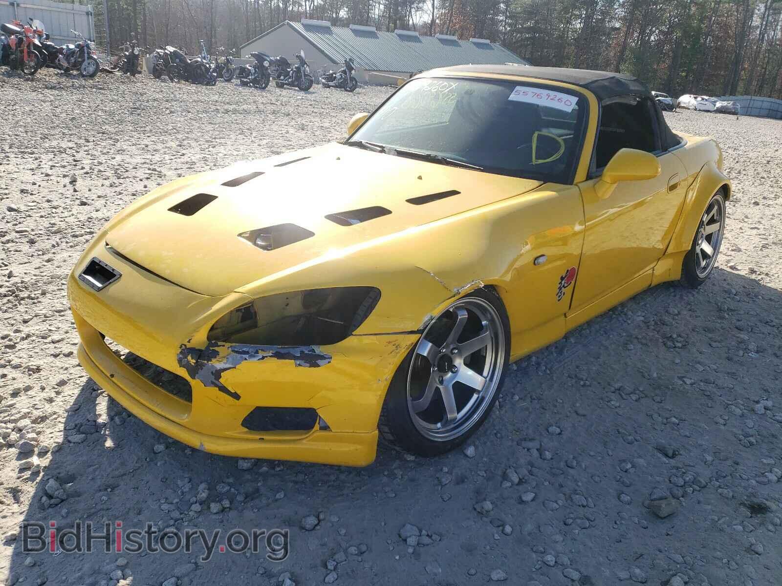 2001 HONDA S2000 - VIN: JHMAP114X1T000318 - Фото 2