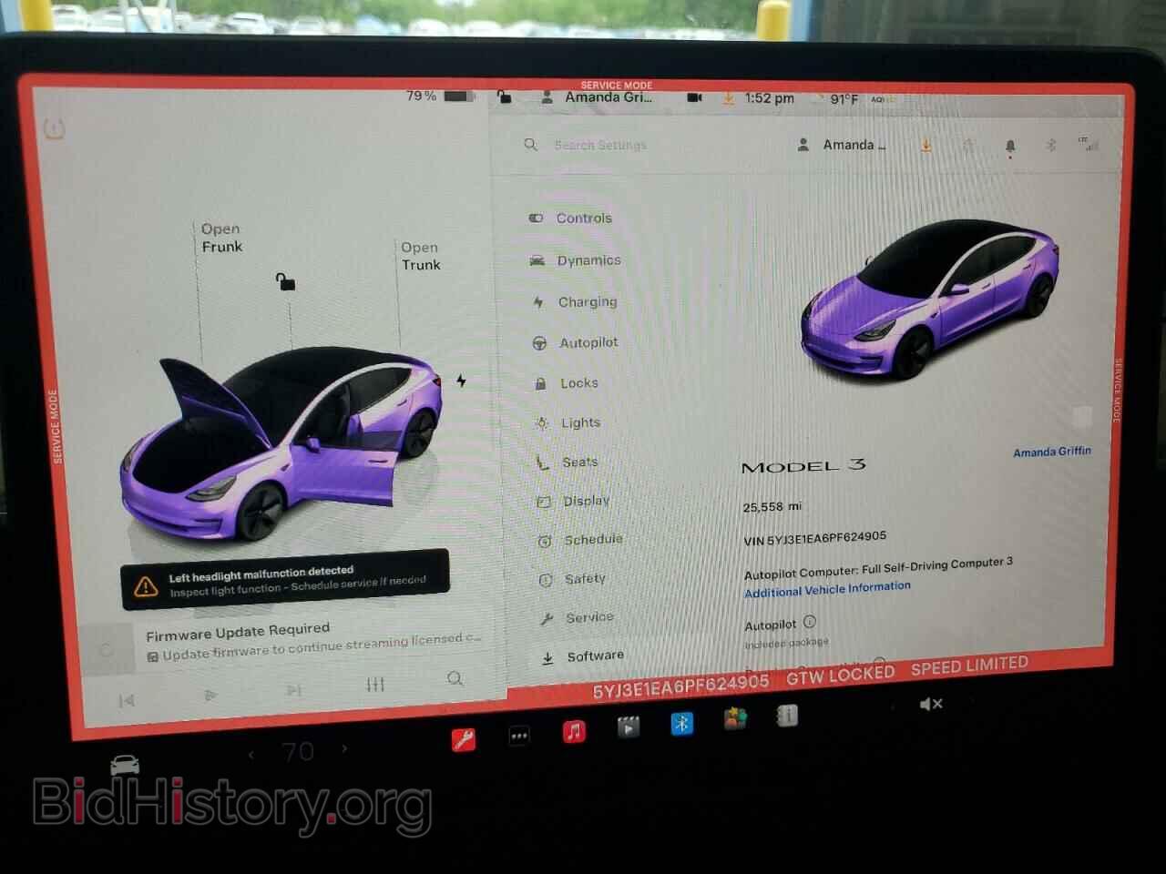 2023 TESLA MODEL 3 - VIN: 5YJ3E1EA6PF624905 - Фото 9