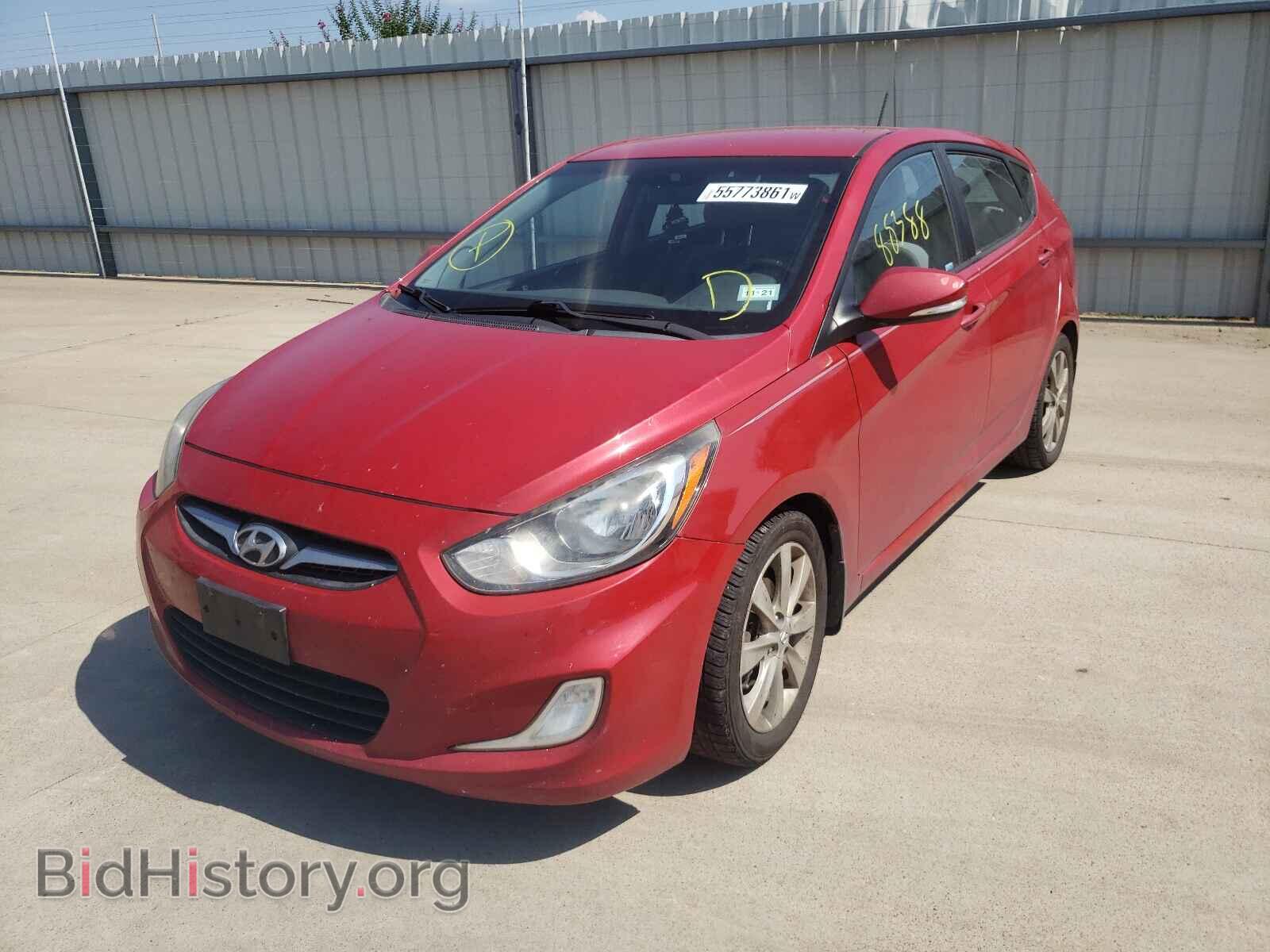 2013 HYUNDAI ACCENT - VIN: KMHCU5AE9DU061253 - Фото 2