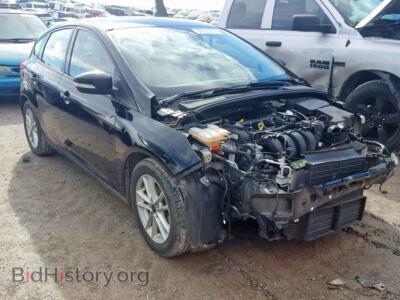 2016 Ford FOCUS Focus SE, черный — VIN 1FADP3K23GL338343, Copart