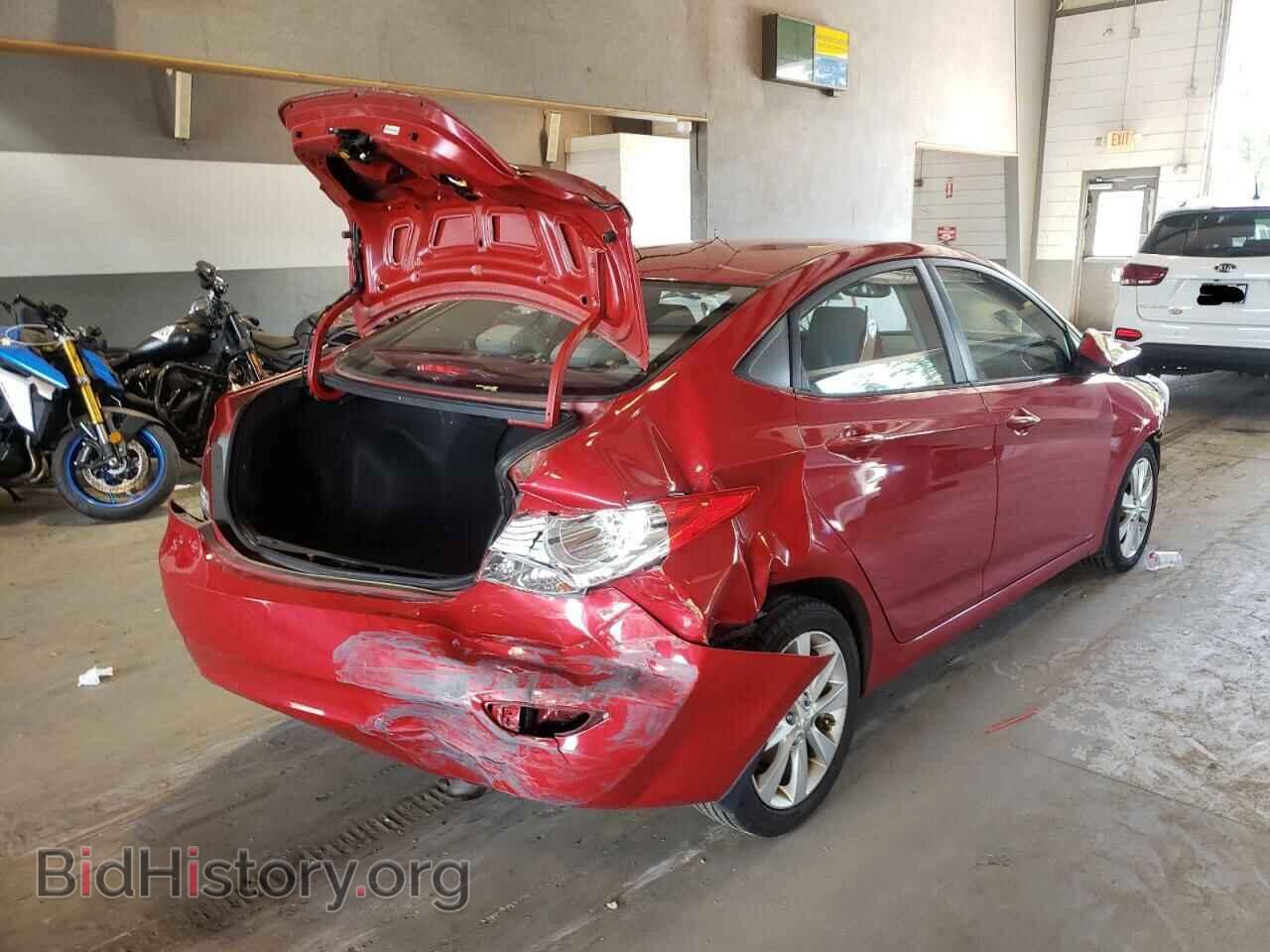 2012 HYUNDAI ACCENT - VIN: KMHCU4AE6CU164042 - Фото 4