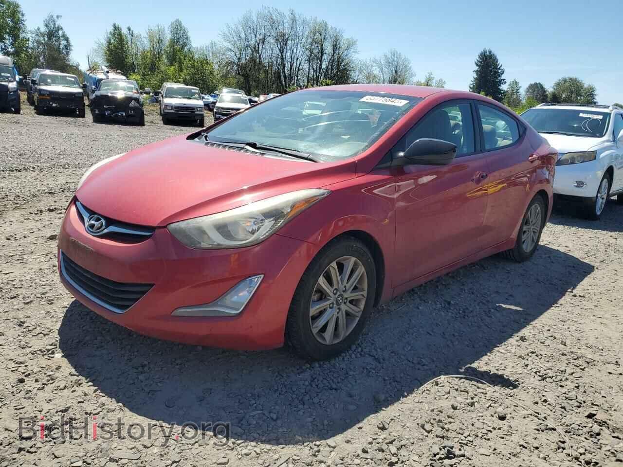 Photo KMHDH4AEXEU095786 - HYUNDAI ELANTRA 2014