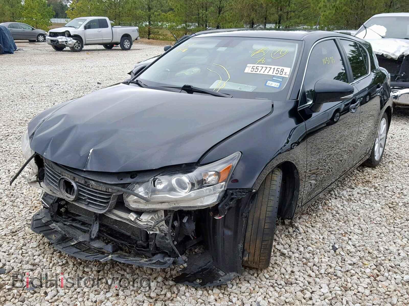 2012 LEXUS CT 200 - VIN: JTHKD5BH3C2064702 - Фото 2