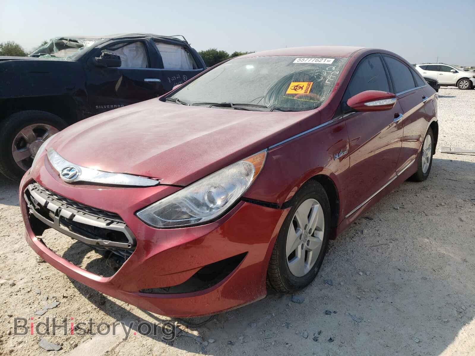 2012 HYUNDAI SONATA - VIN: KMHEC4A48CA047793 - Фото 2