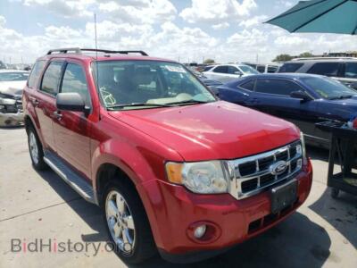 2010 Ford ESCAPE Escape XLT, red — VIN 1FMCU0DG3AKB65664, Copart