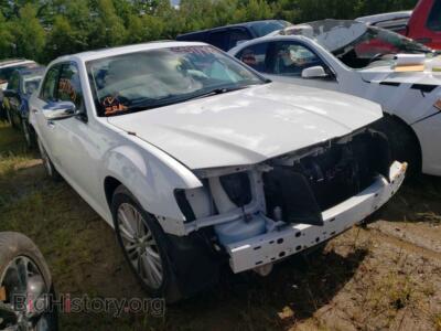 2012 Chrysler 300 300c, white — VIN 2C3CCAKTXCH196065, Copart