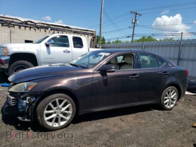 2012 Lexus IS 250, brown — VIN JTHCF5C23C5059992, Copart