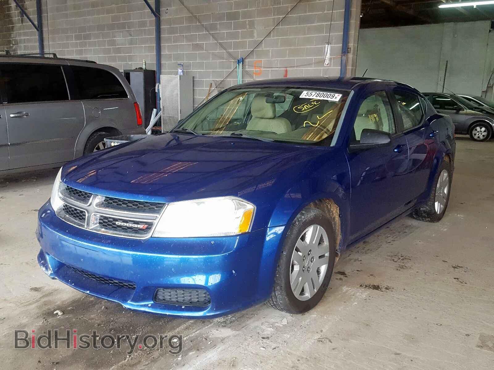 2012 DODGE AVENGER - VIN: 1C3CDZAGXCN322044 - Фото 2