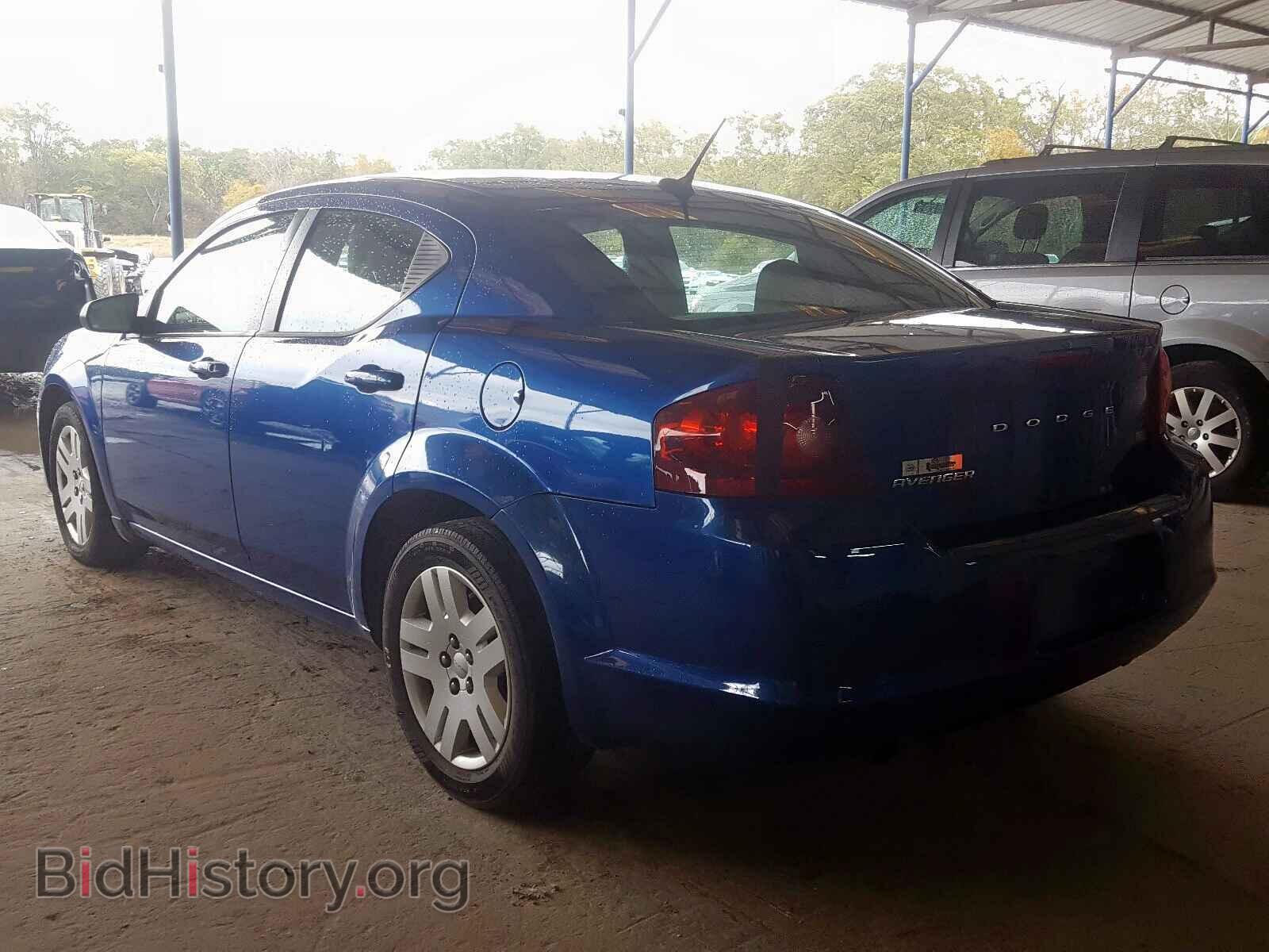 2012 DODGE AVENGER - VIN: 1C3CDZAGXCN322044 - Фото 3