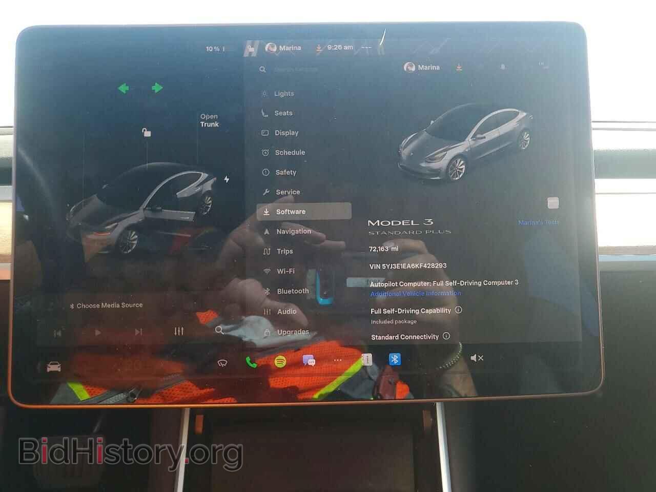 2019 TESLA MODEL 3 - VIN: 5YJ3E1EA6KF428293 - Photo 9