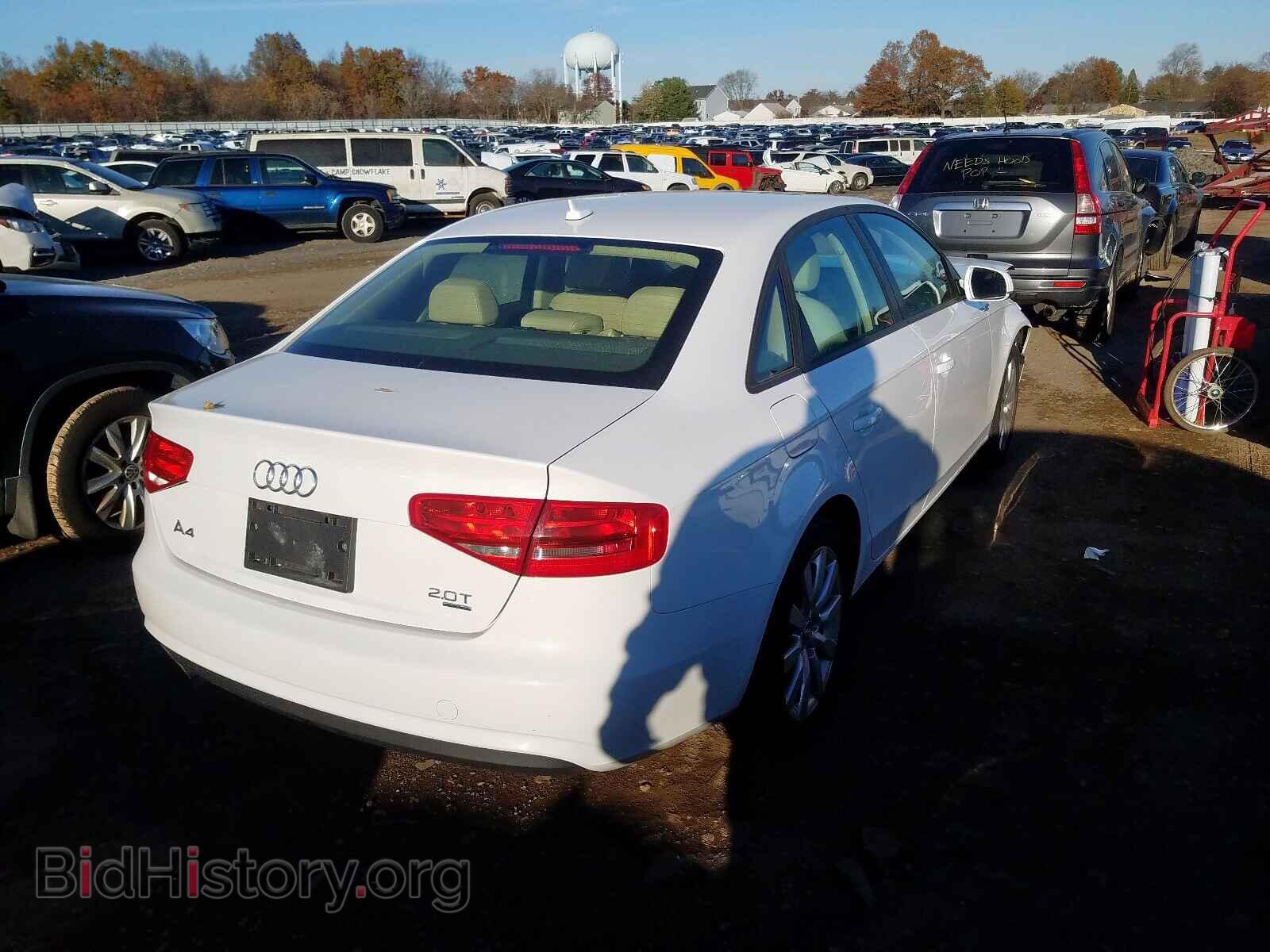 2014 AUDI A4 - VIN: WAUBFAFL2EN032289 - Photo 4