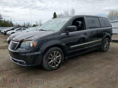 2014 Chrysler MINIVAN S, black — VIN 2C4RC1HG6ER361073, Copart