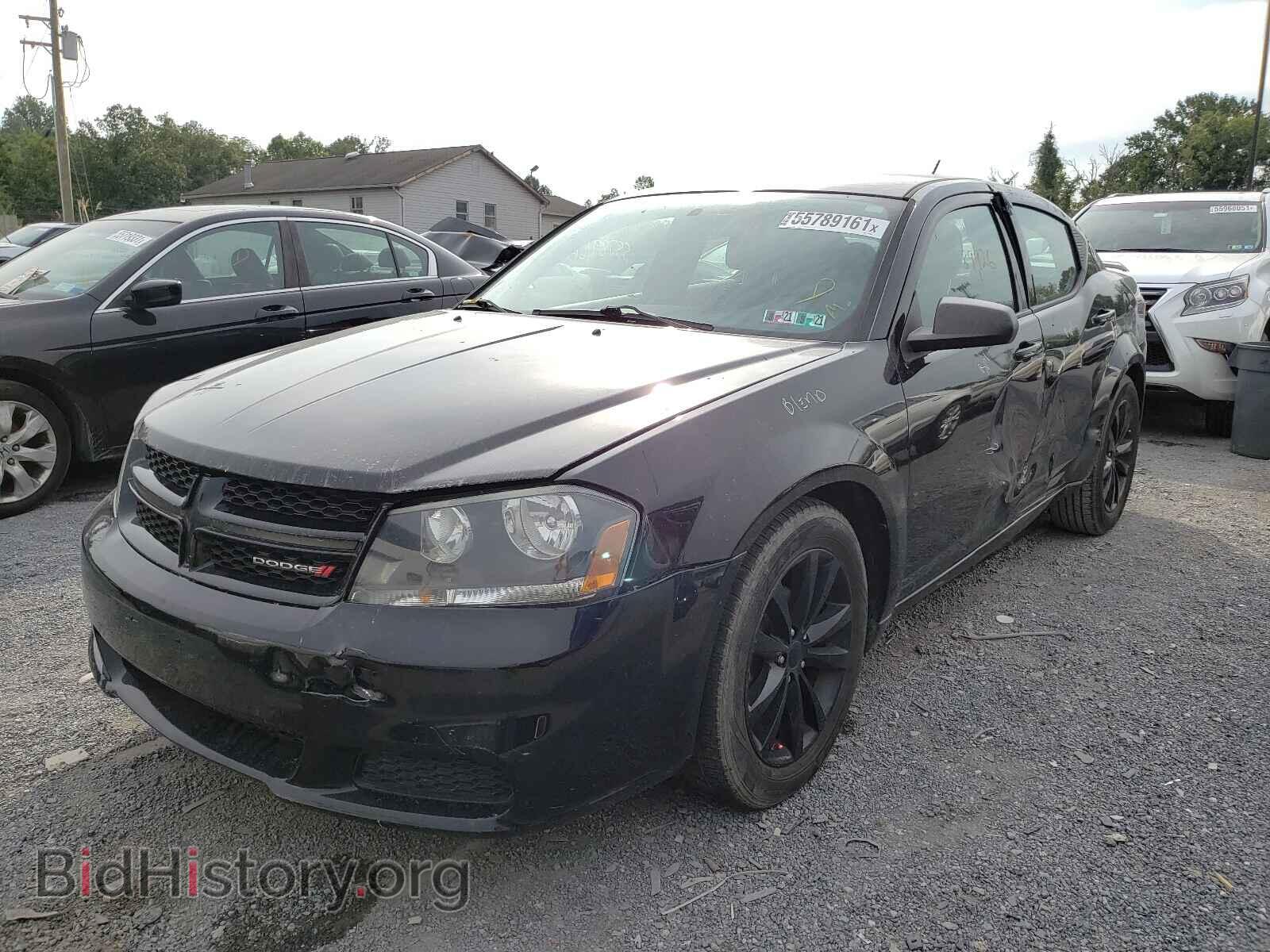 2014 DODGE AVENGER - VIN: 1C3CDZAB8EN174595 - Фото 2