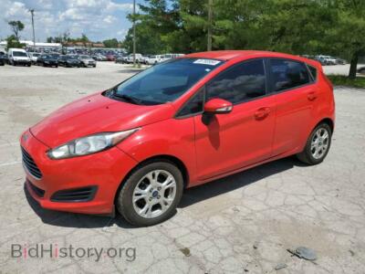 2014 Ford FIESTA SE, red — VIN 3FADP4EJ7EM162305, Copart
