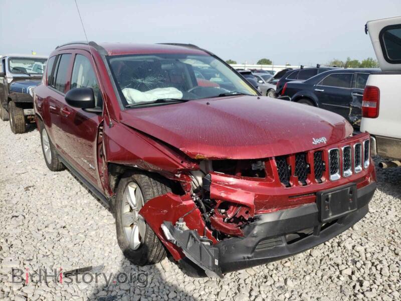 2012 Jeep COMPASS Compass SP (VIN 1C4NJDBB2CD524756) — photo 1 of 10, Copart, damage: front end